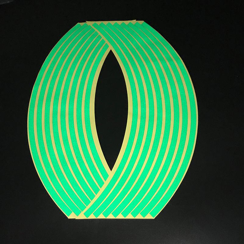 Reflective sticker on Wheel Hub-2SETS - Image 6