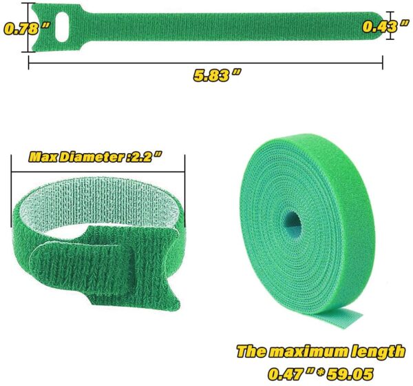 Reusable Cable Ties-100Pcs - Image 3