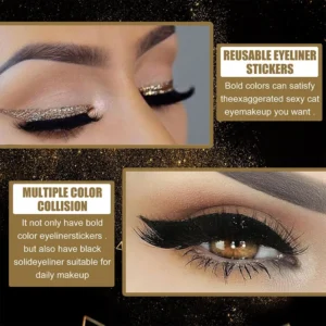 Reusable Glitter Eyeliner Eyelash Stickers