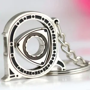 Rotary Engine Model Keychain