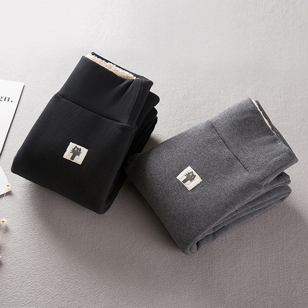 SUPER THICK CASHMERE WOOL LEGGINGS - Image 4