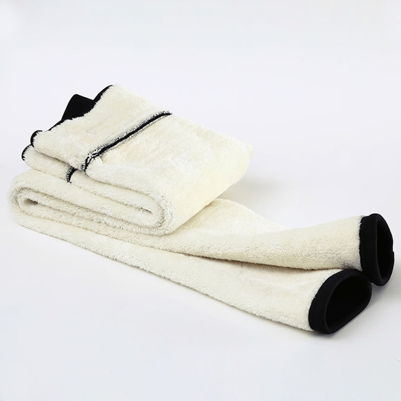 SUPER THICK CASHMERE WOOL LEGGINGS - Image 8