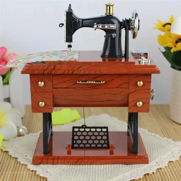Sewing Machine-Shaped Music Box - Image 3