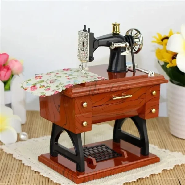 Sewing Machine-Shaped Music Box - Image 4