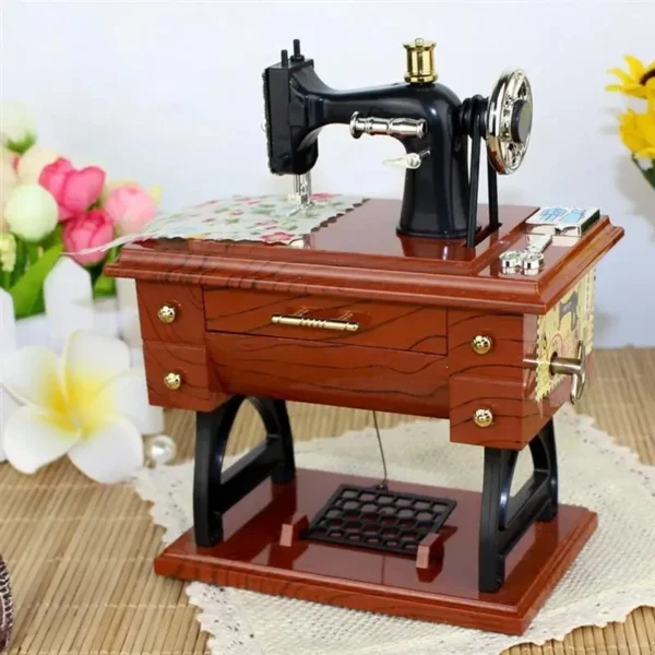 Sewing Machine-Shaped Music Box - Image 5