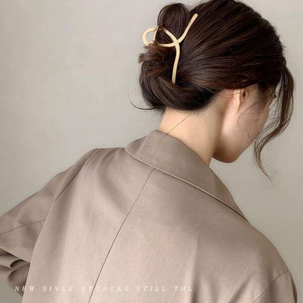 Simple Headdress Metal Hairpin-2PCS - Image 4