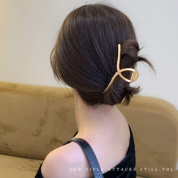 Simple Headdress Metal Hairpin-2PCS - Image 5