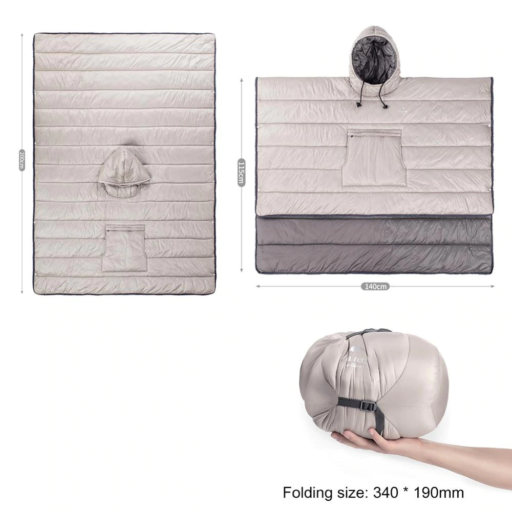 Sleeping Bag Hoodie Poncho - Image 5