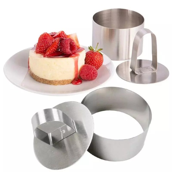 Stainless Steel 3d Round Cake Molds - 2 PCS - Image 2