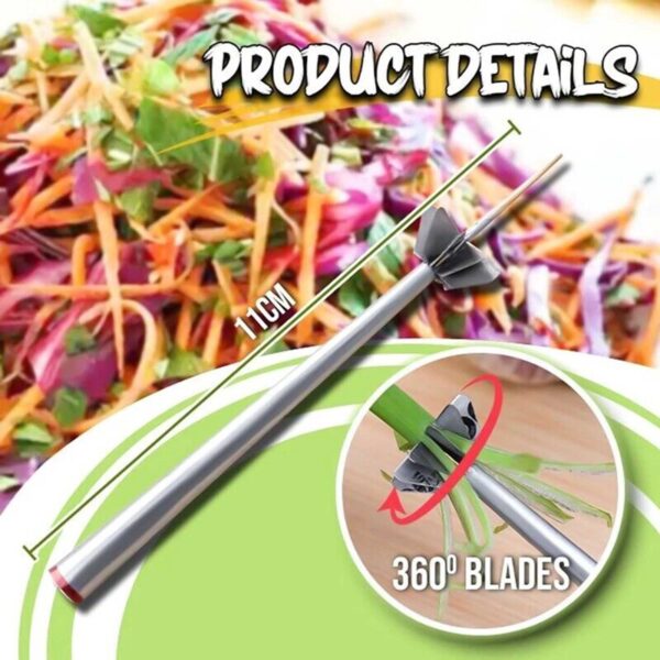 Stainless Steel Plum Blossom Onion Cutter - Image 4