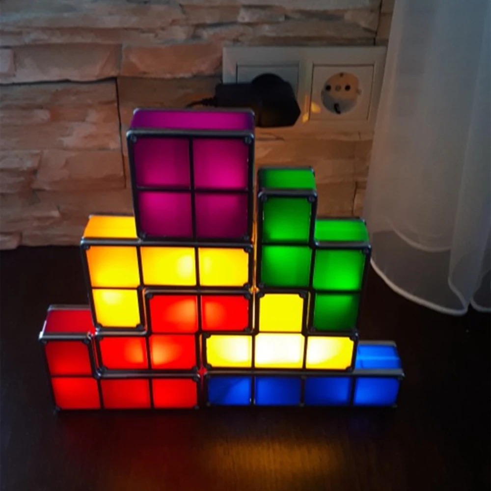 Tetris Stackable LED Night Light - Image 4