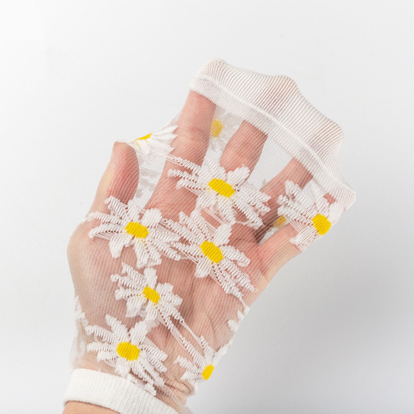 Translucent Daisy Socks (5 Pairs) - Image 5