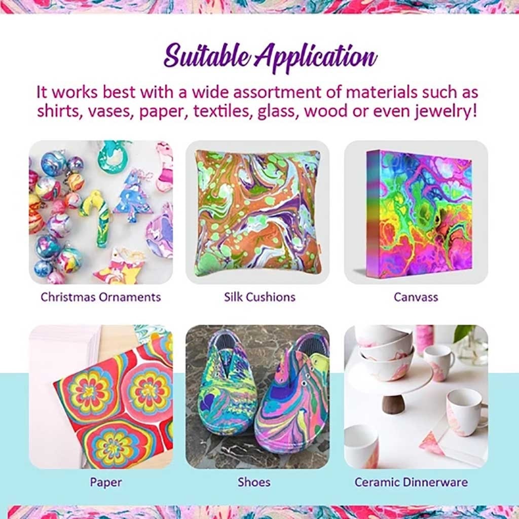 Water-Based Art Paint Set - 6paints - Image 2