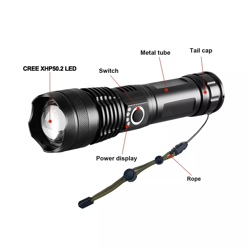 Water Proof Military Grade Flashlight - Image 2