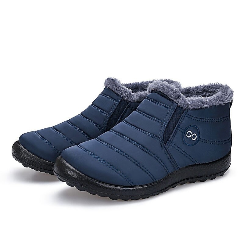 Waterproof Fur Lined Snow Short Boots - Image 4