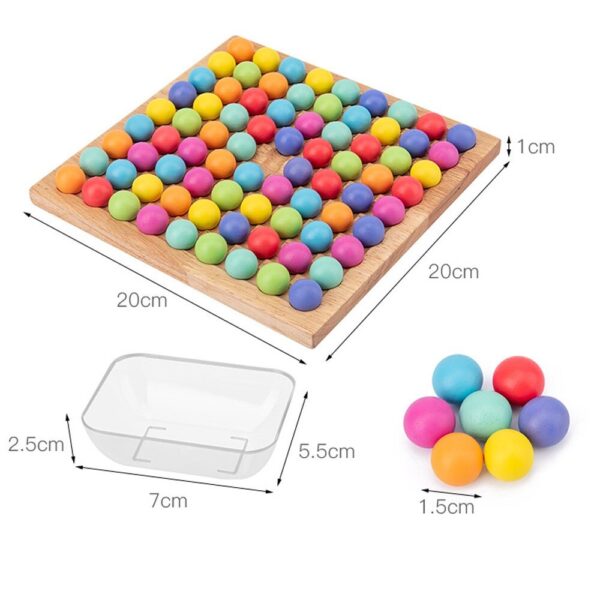 Wooden Board Bead Game - Image 2