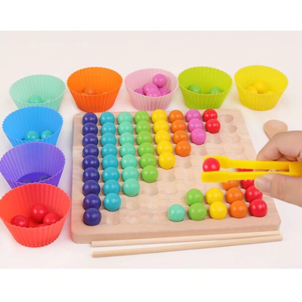 Wooden Board Bead Game - Image 6