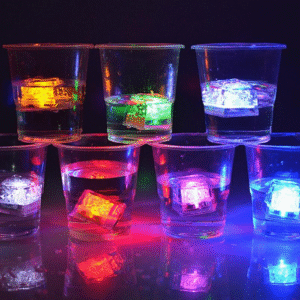 12 Pcs LED Water Activated Ice Cubes