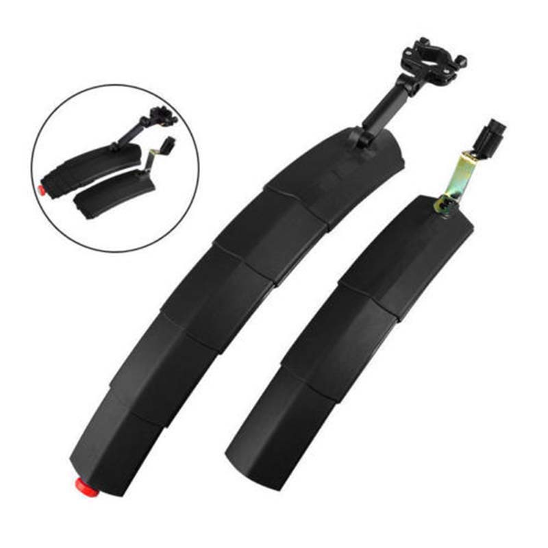 Bicycle retractable mudguard-super pressure resistant, with taillights - Image 3