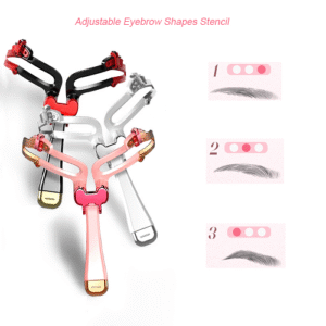 Adjustable Eyebrow Shapes Stencil