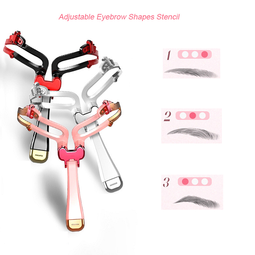 Adjustable Eyebrow Shapes Stencil