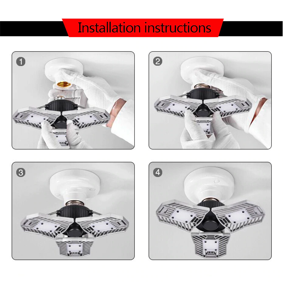 Adjustable LED Ceiling Light - Image 4