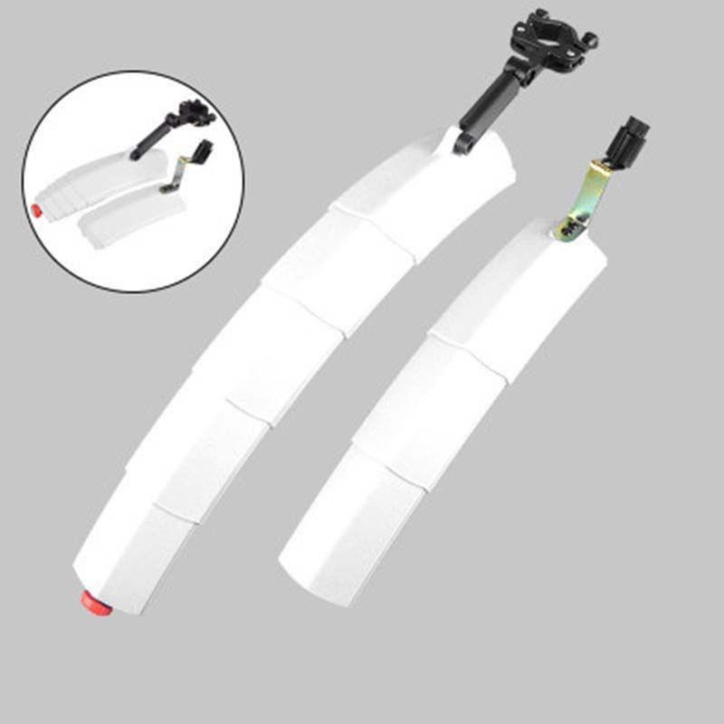 Bicycle retractable mudguard-super pressure resistant, with taillights - Image 6