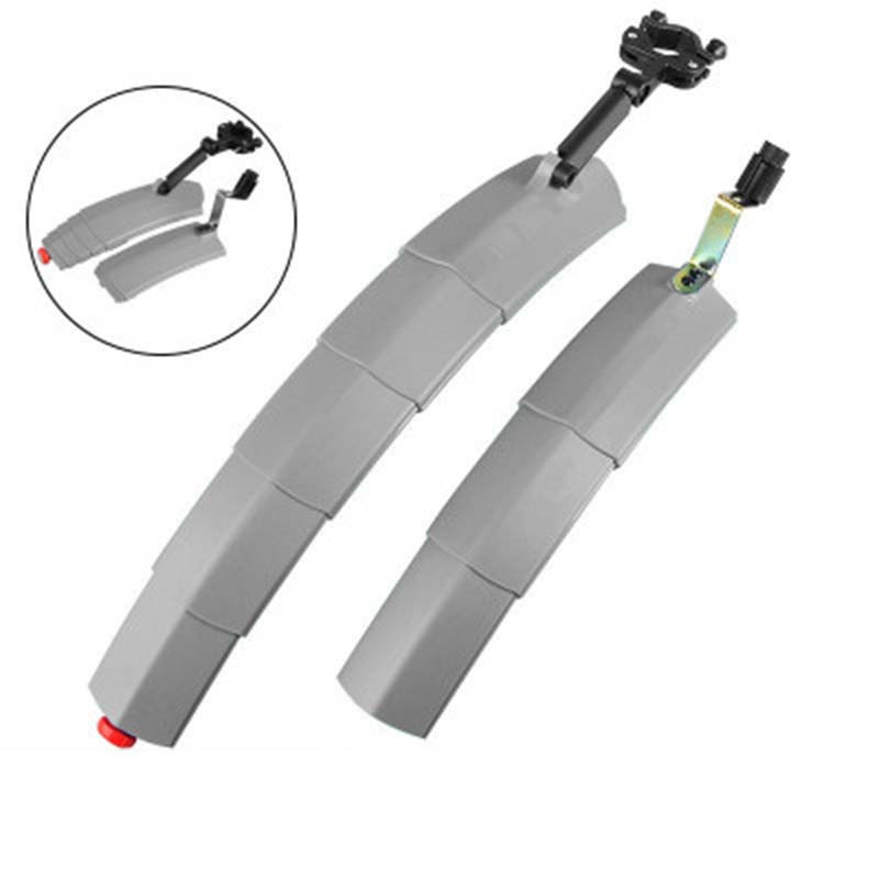 Bicycle retractable mudguard-super pressure resistant, with taillights - Image 4