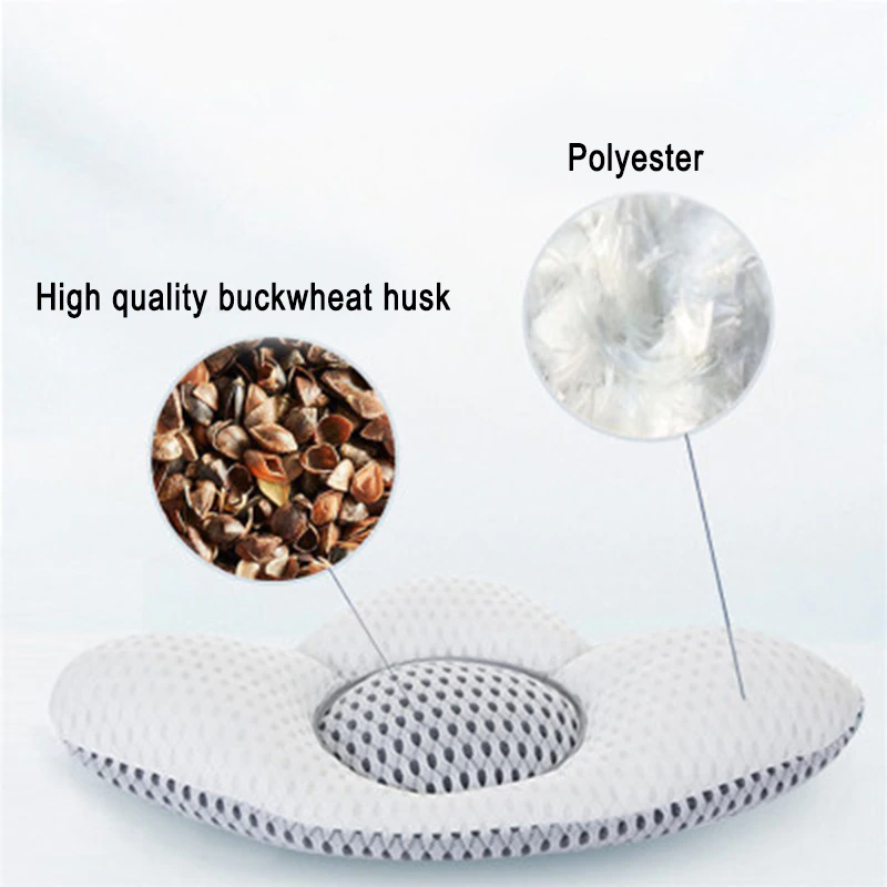 Buckwheat Lumbar Support Sleep Pillow - Image 5