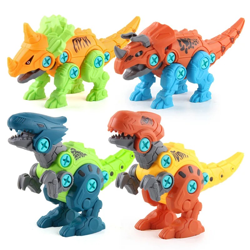 Build & Play Dinosaur Construction Toy Set - Image 2
