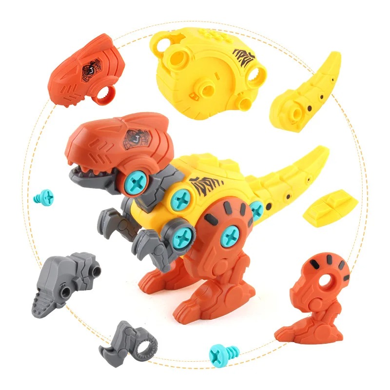 Build & Play Dinosaur Construction Toy Set - Image 3