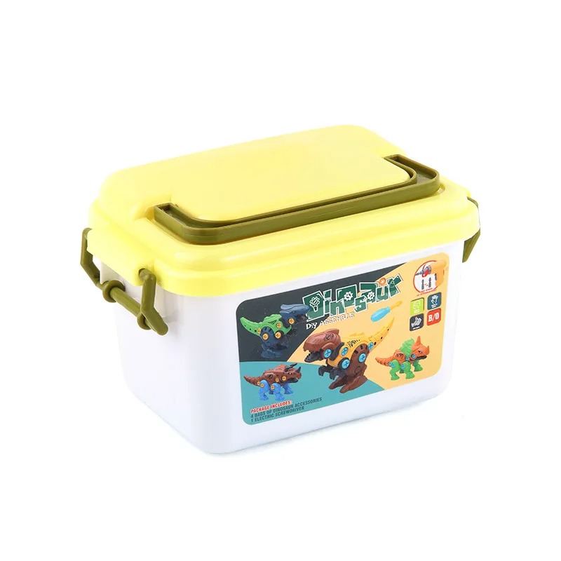 Build & Play Dinosaur Construction Toy Set - Image 5