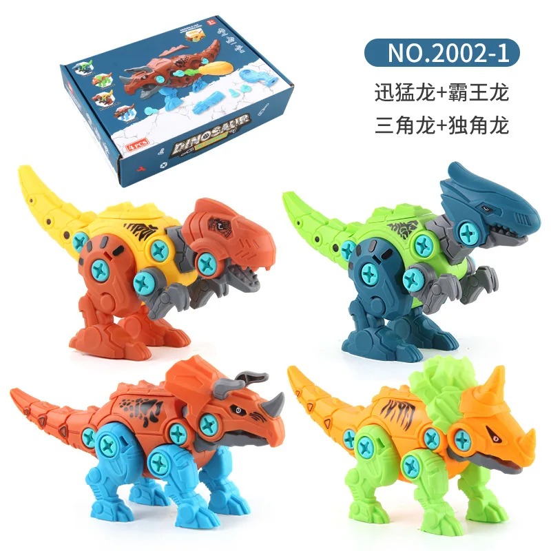 Build & Play Dinosaur Construction Toy Set - Image 7