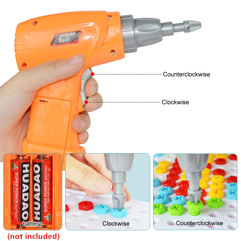 CREATIVE KIDS ELECTRIC TOOL SET - Image 5