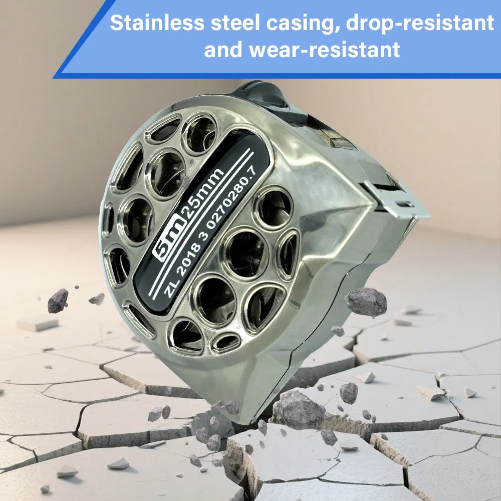 Carved Stainless Steel Measuring Tape - Image 2