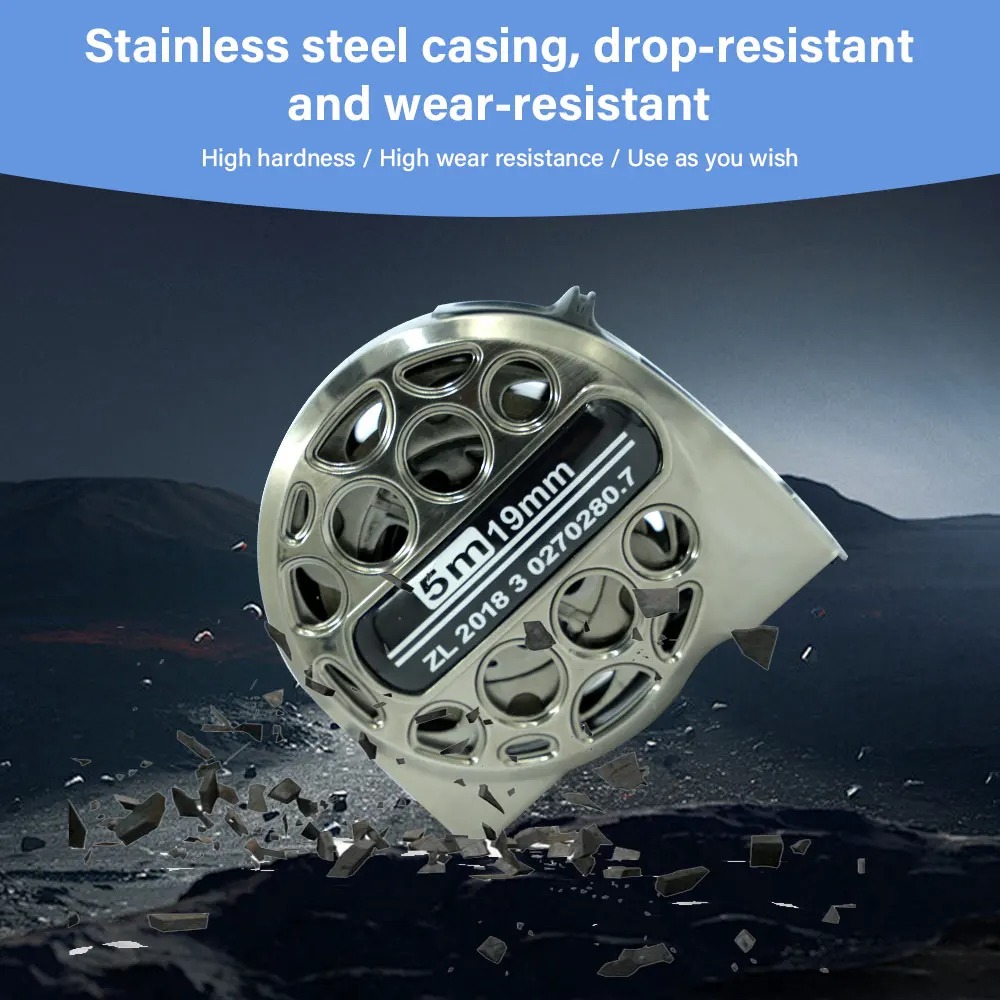 Carved Stainless Steel Measuring Tape - Image 5