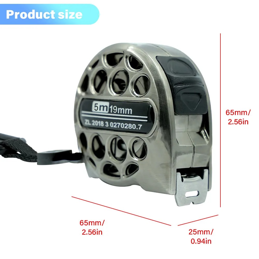 Carved Stainless Steel Measuring Tape - Image 9