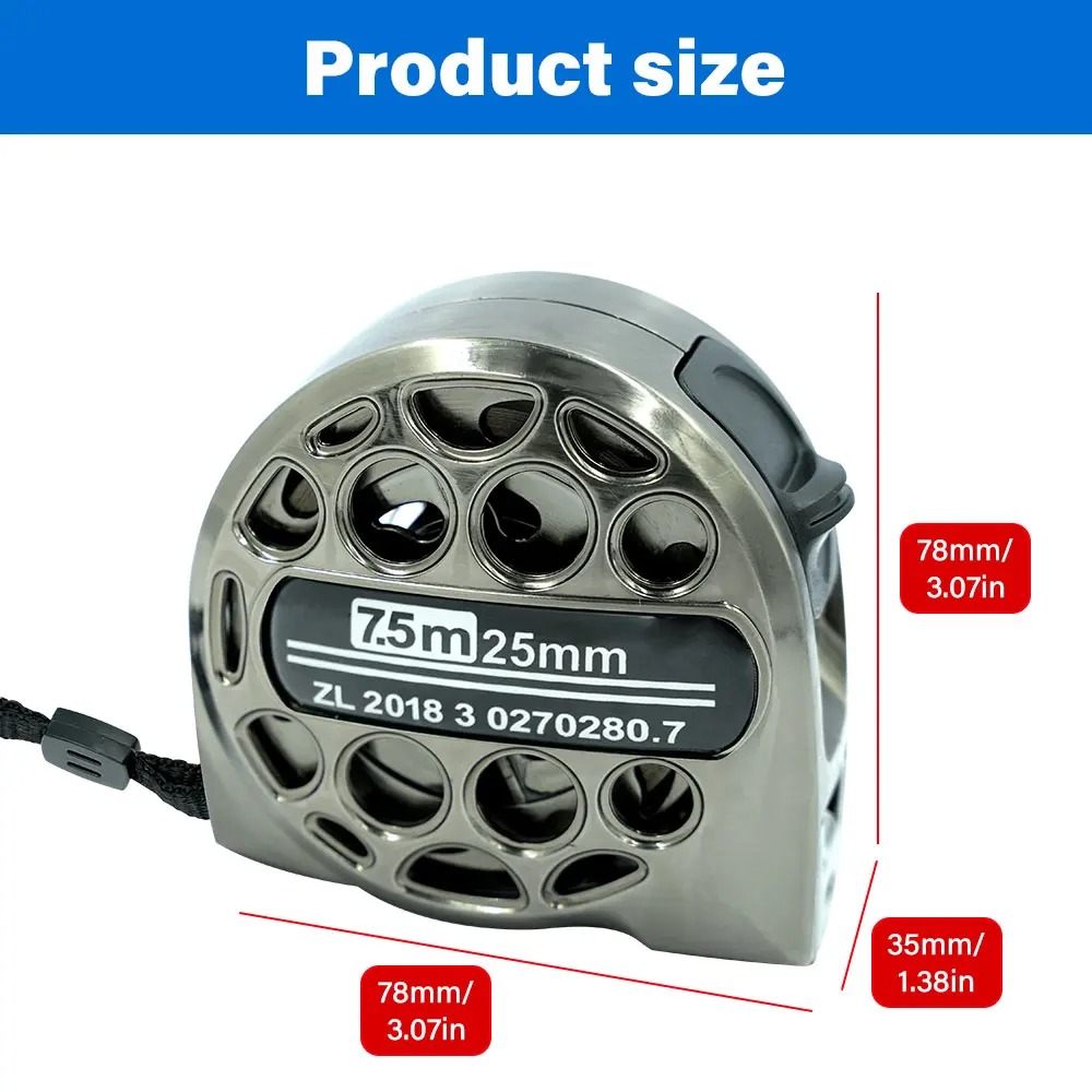 Carved Stainless Steel Measuring Tape - Image 10