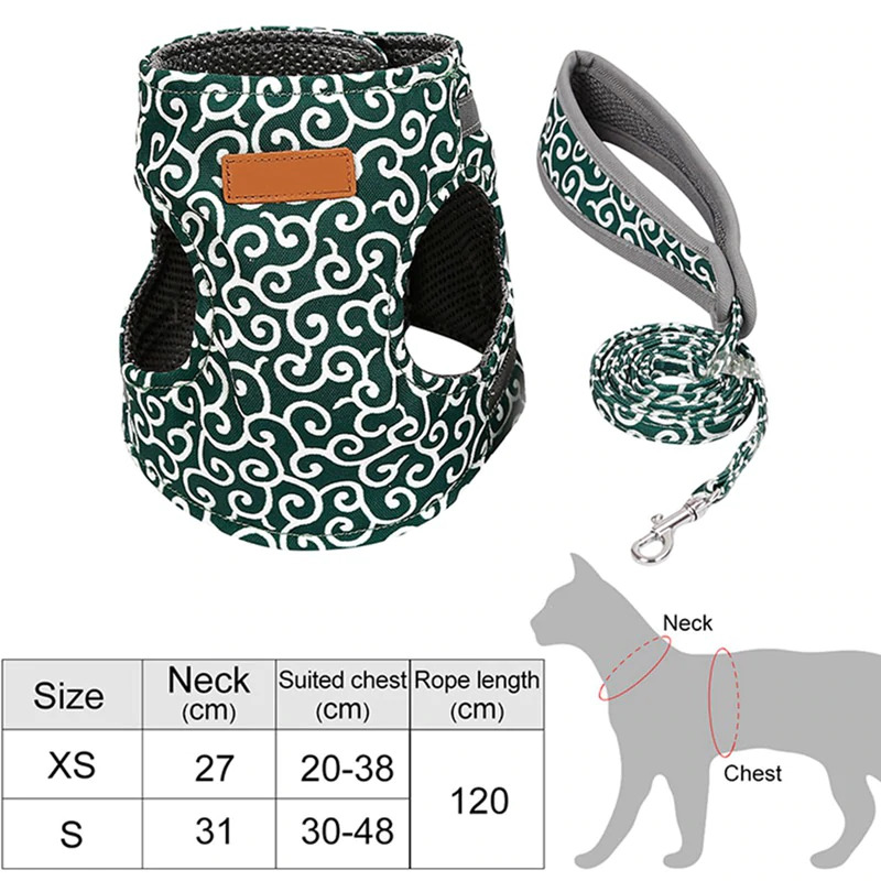 Cat Vest Harness and Leash Set to Outdoor Walking - Image 4