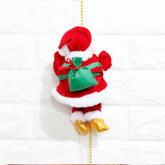 Christmas Electric Ladder Climbing Santa - Image 5