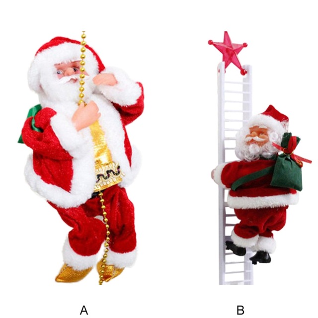Christmas Electric Ladder Climbing Santa - Image 4