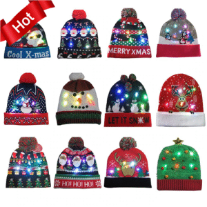 Christmas LED Beanies