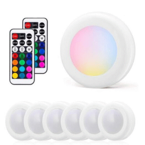 Colour-changing remote-controlled LED wireless