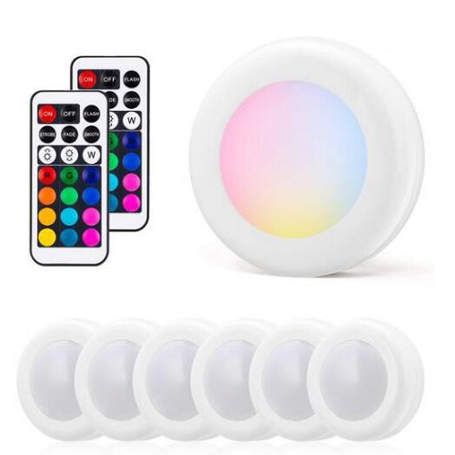 Colour-changing remote-controlled LED wireless