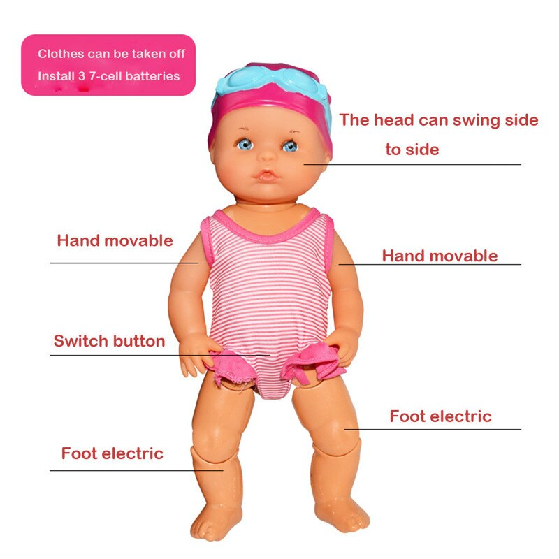 Electric waterproof swimming doll - Image 4