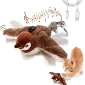 Flap-N-Chirp Interactive Bird Toy for Cats