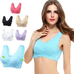 Front Cross Wireless Lace Lift Comfort Bra