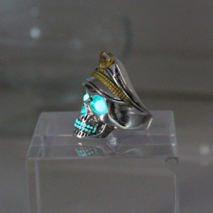 GLOWING SKULL RINGS