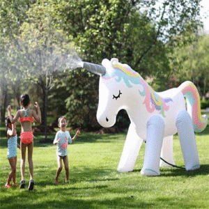 Gigantic Unicorn & Elephant Backyard Sprinkler