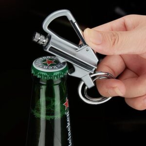 KEYCHAIN FLINT FIRE STARTER SURVIVAL TOOL